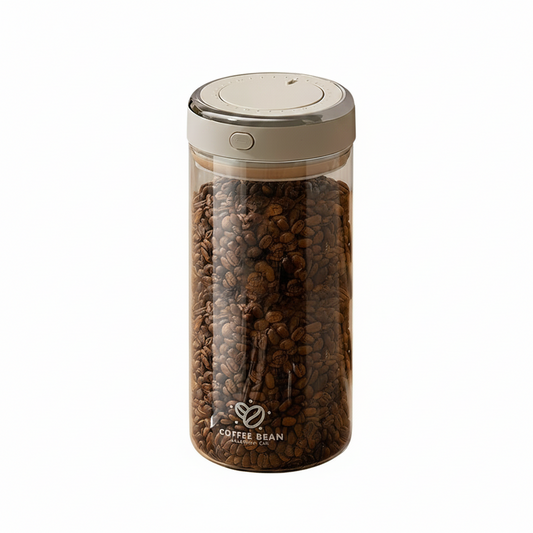 Vacuum-Sealed Coffee Bean Canister