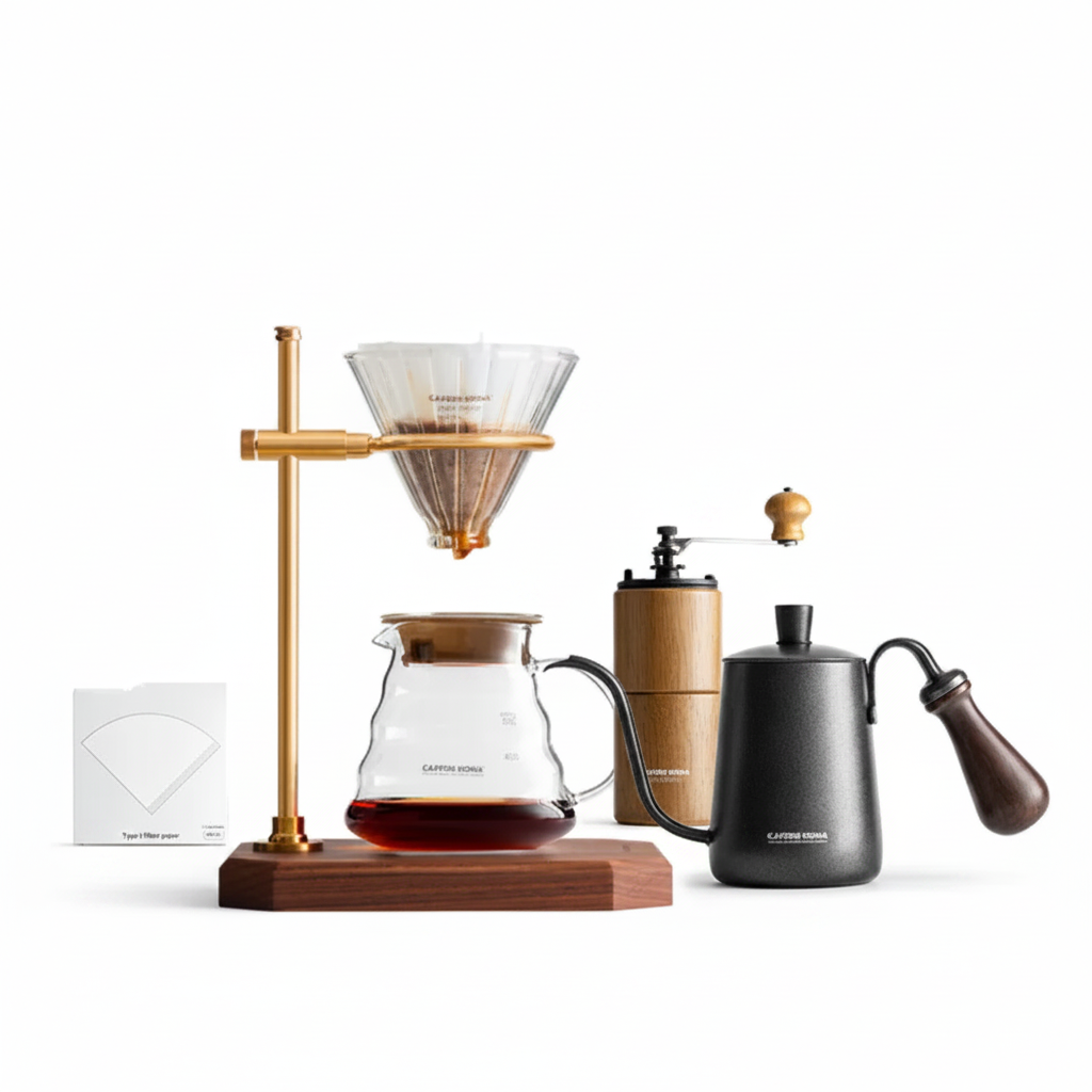 Glass Pour-Over Coffee Kit