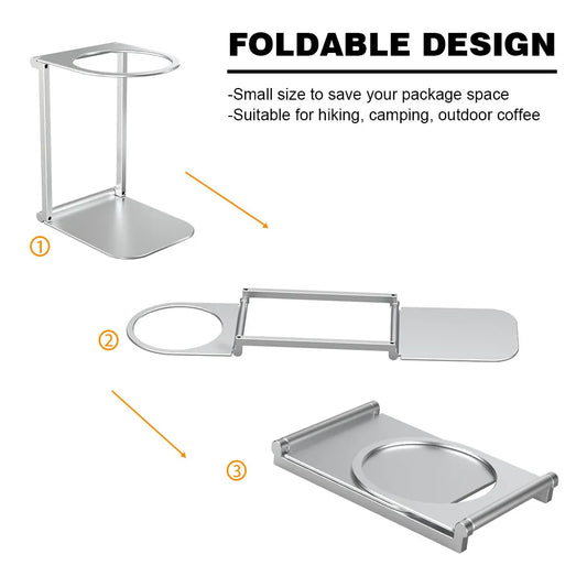 Collapsible Metal Pour-Over Stand