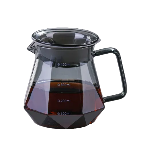 V60-Style Glass & Wood Dripper or Glass Carafe