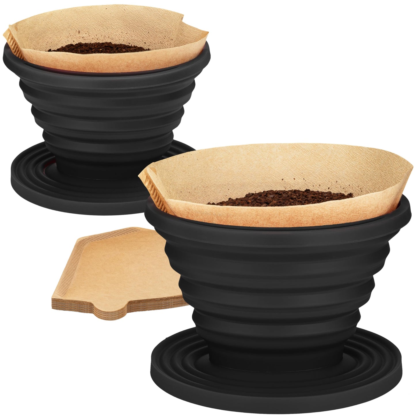 Collapsible Pour-Over Cones (Set of 2)