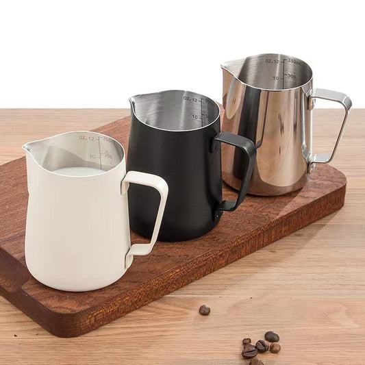 Thick-wall stainless steel milk frothing pitcher
