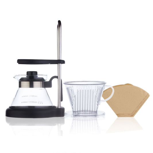 Beaker Pour-Over Coffee Maker with Glass Filter Basket