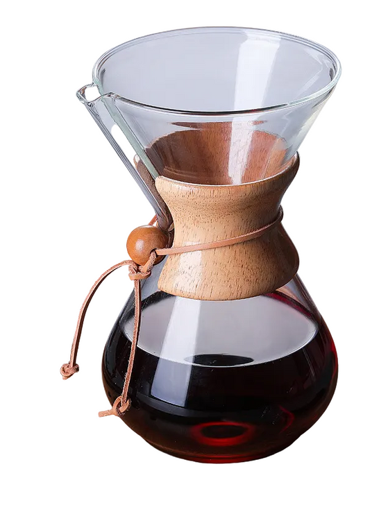 Heat-Resistant Glass Pour-Over Coffee Pot (400–800ml)
