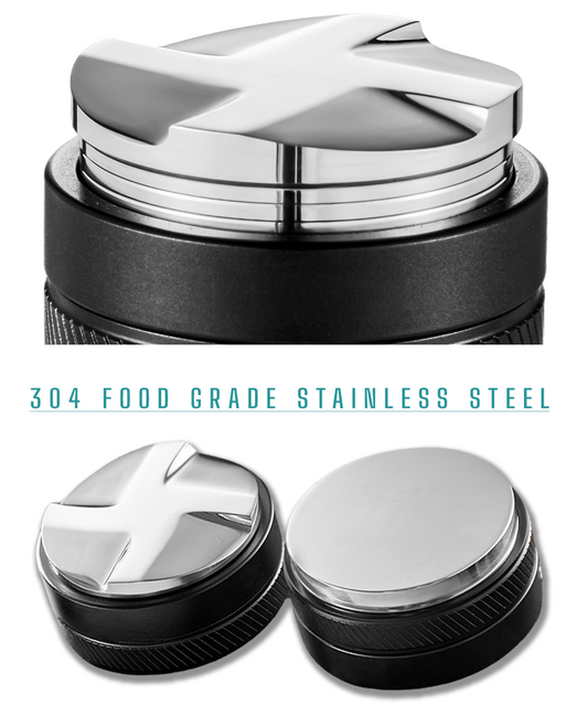 51mm 2-in-1 Adjustable Espresso Distributor with Fan Shaped Base