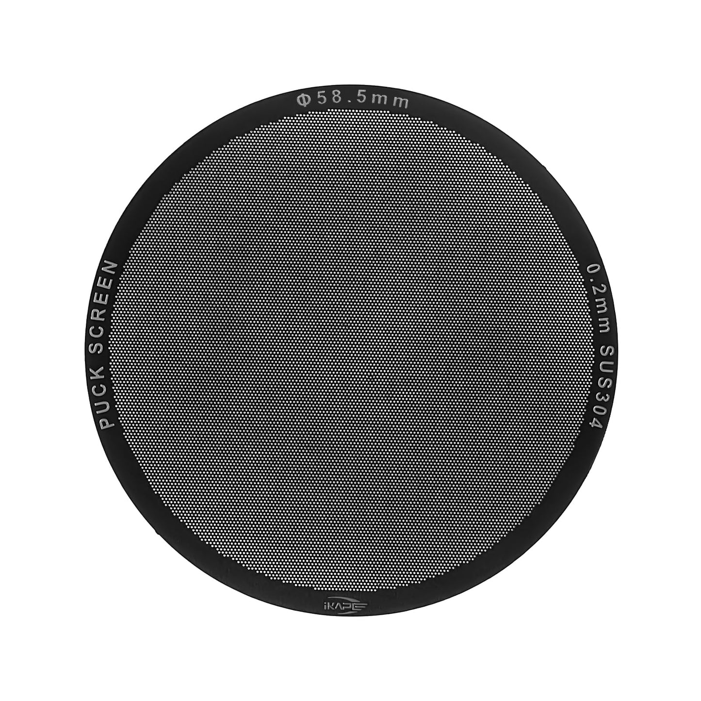 58.5mm Espresso Puck Screen — 0.2mm, Stainless Steel