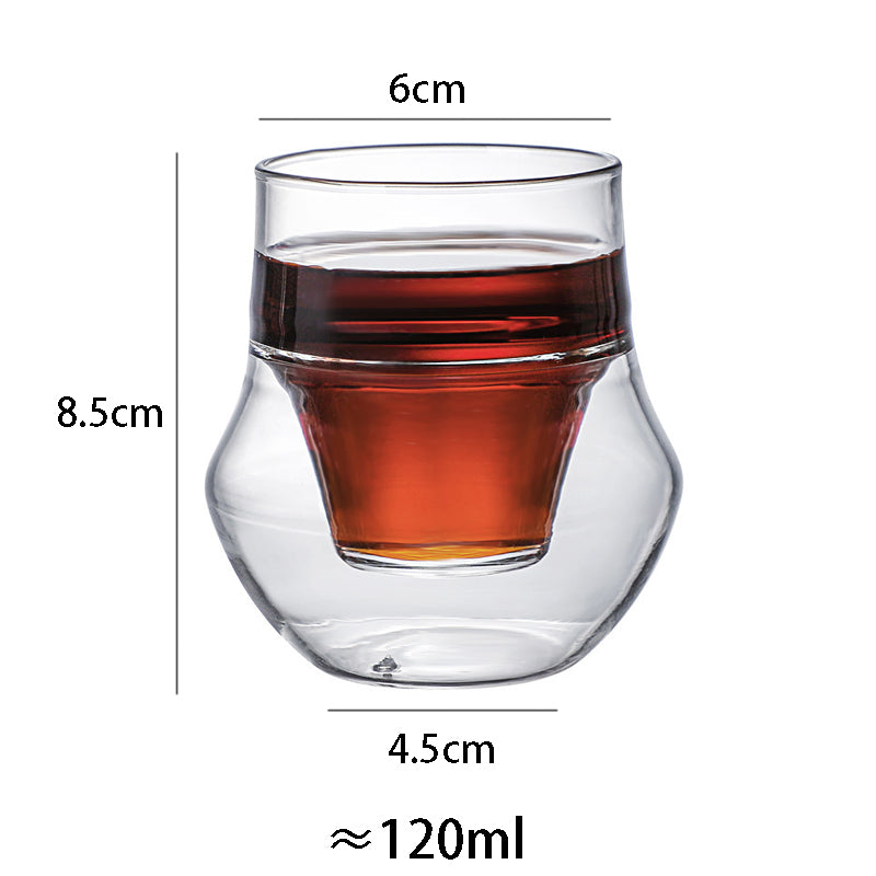 Double-layer Glass Espresso Cup