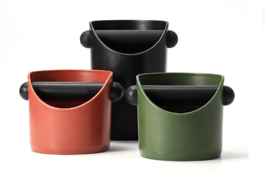 Mini Espresso Knock Box — Countertop Grounds Bin