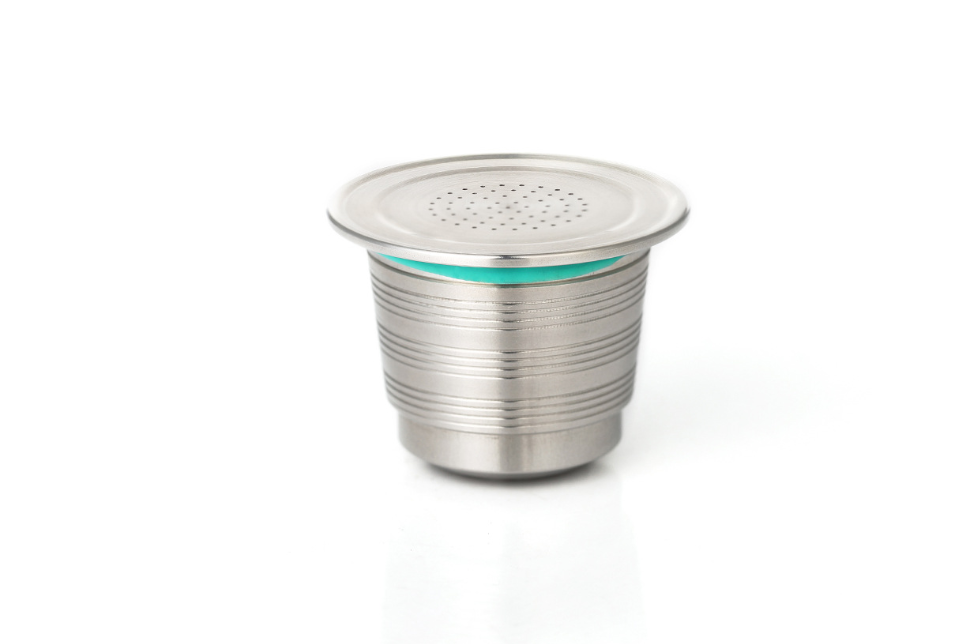 Reusable Nespresso OriginalLine Capsule & Matching Tamper — 304 Stainless Steel