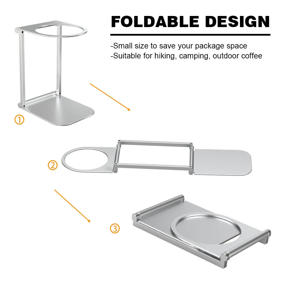 Collapsible Metal Pour-Over Stand