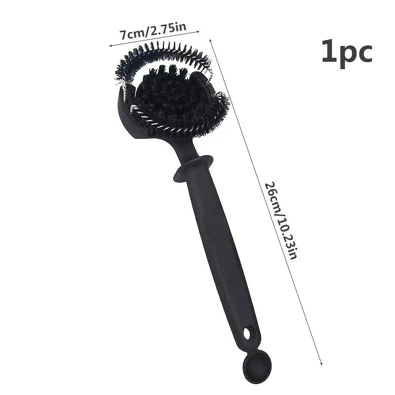 Espresso Group Head Cleaning Brush — Long Handle (51mm & 58mm)