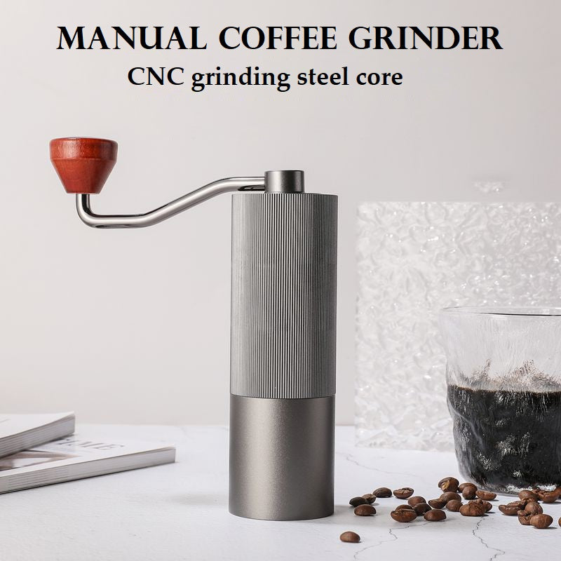 Adjustable burr hand grinder, detail view 7