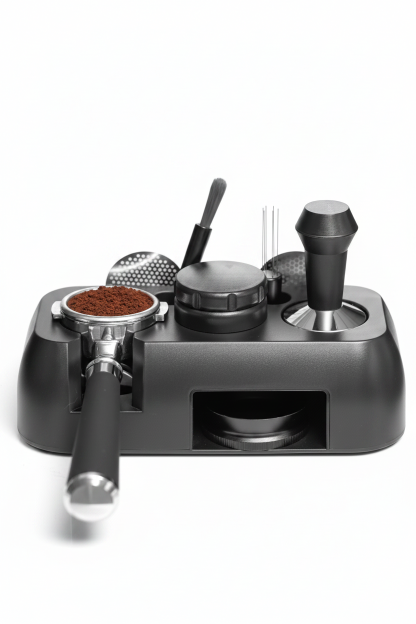 Espresso Tamping Station — Portafilter & Tool Holder