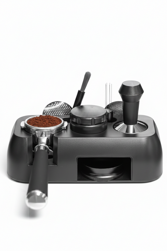Espresso Tamping Station — Portafilter & Tool Holder