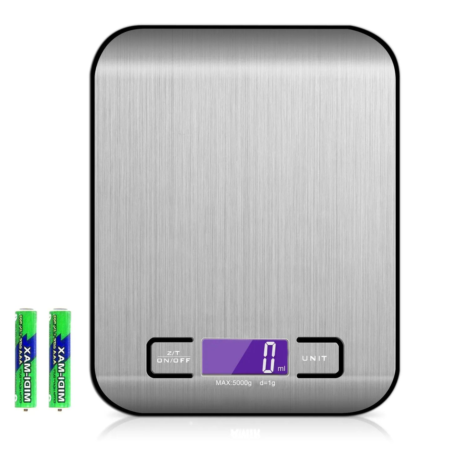 Coffee Scale — Stainless Steel, USB Charging (Gold or Silver)