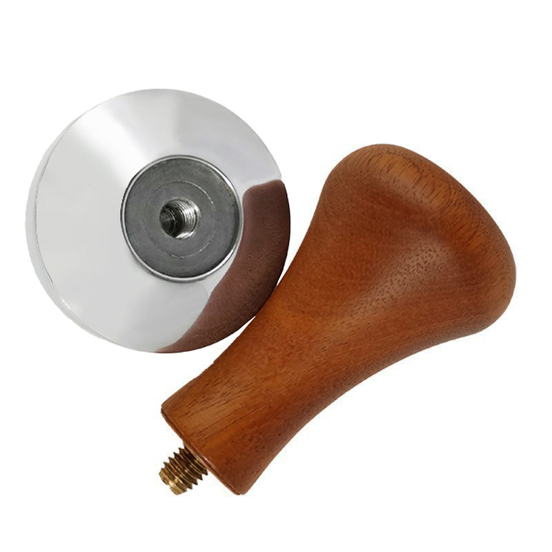 Rosewood Flat Tamp Espresso Press in 51mm, 53mm, and 58mm