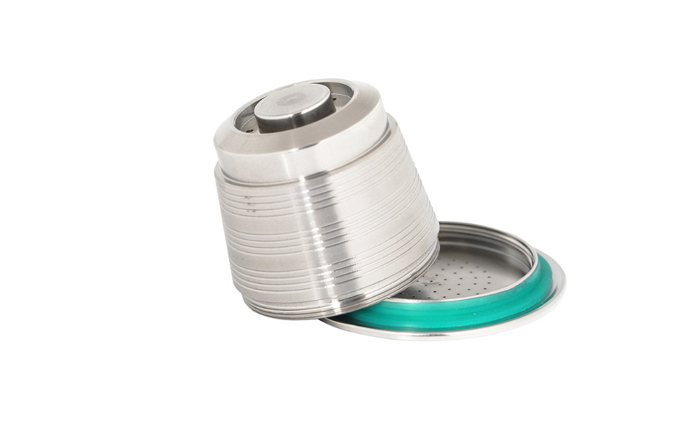 Reusable Nespresso OriginalLine Capsule & Matching Tamper — 304 Stainless Steel
