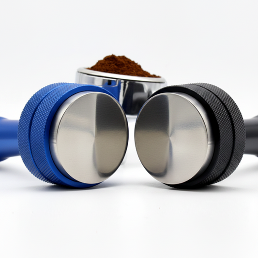 2-in-1 Adjustable Wedge Leaf or Flat Base Espresso Distributor (51mm, 53mm, 58mm)