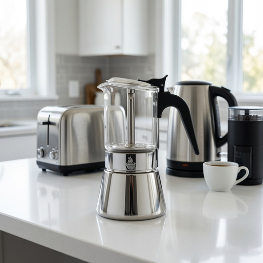 The Glass-Top Moka Pot — Induction Ready