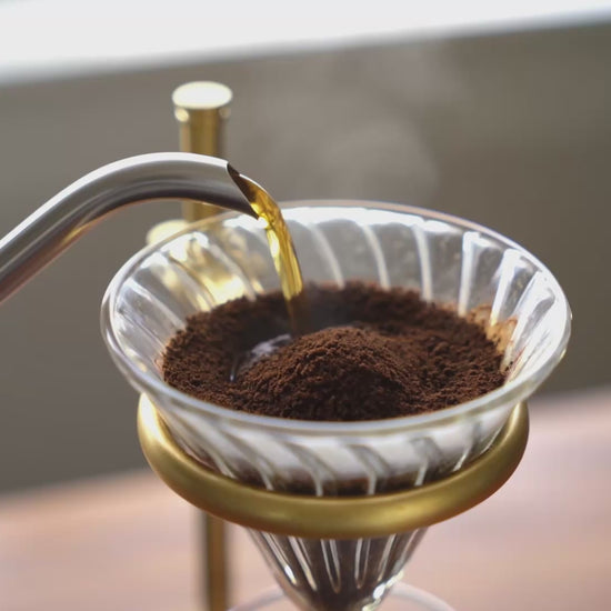 Copper pour-over stand video